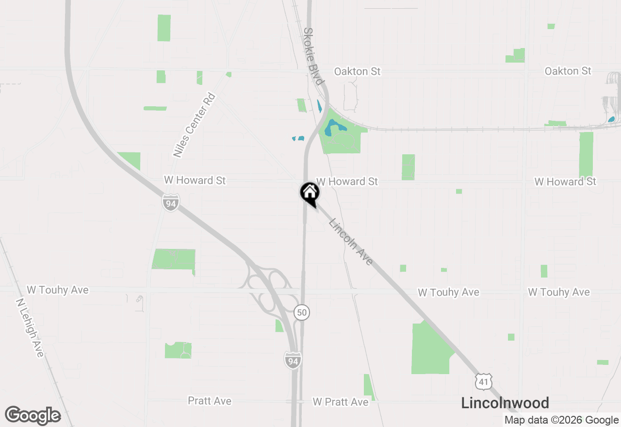 Map of 7420 Lincoln Avenue #B, Skokie, IL 60076