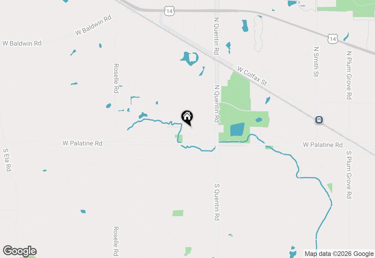 Map of 975 W Wilson Street, Palatine, IL 60067