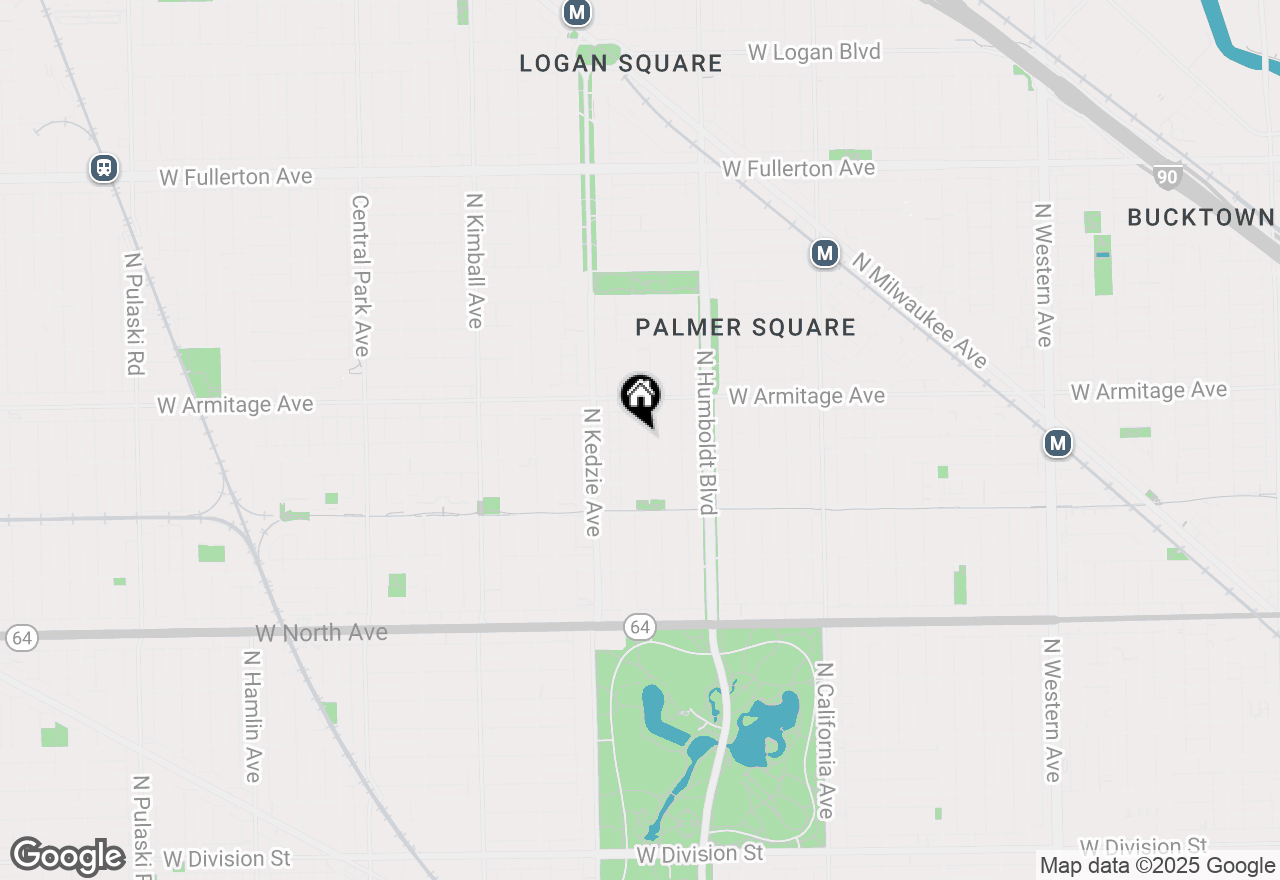 Map of 1915 N Albany Avenue, Chicago, IL 60647