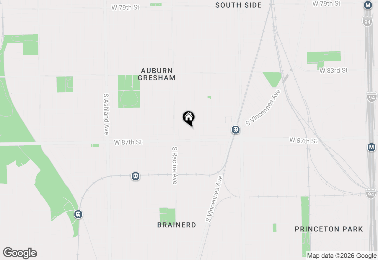 Map of 8618 S Aberdeen Street, Chicago, IL 60620