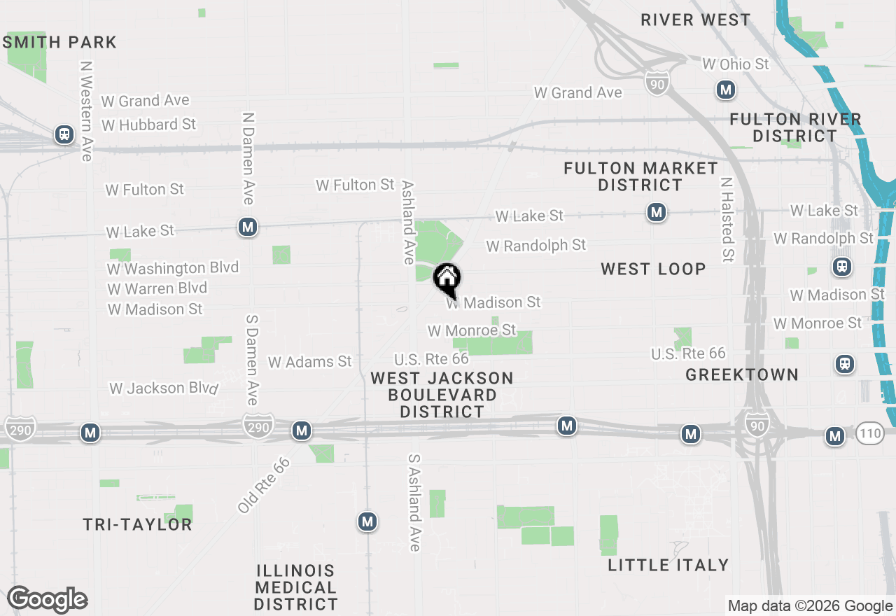 Map of 6 S Laflin Street #522, Chicago, IL 60607