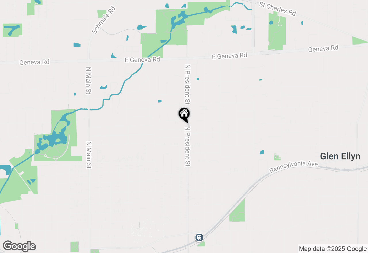 Map of 917 Parkway Drive, Wheaton, IL 60187