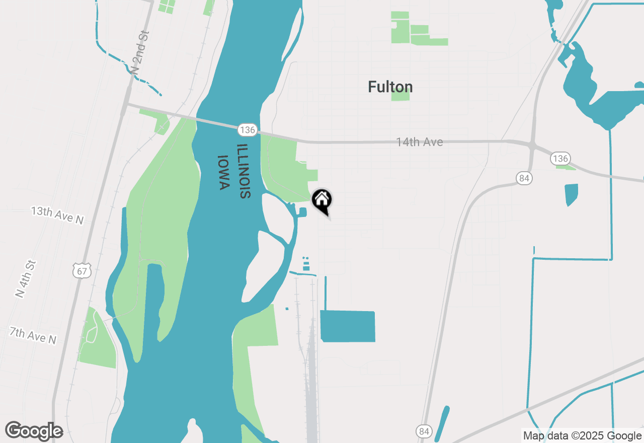 Map of 1901 4th Street, Fulton, IL 61252