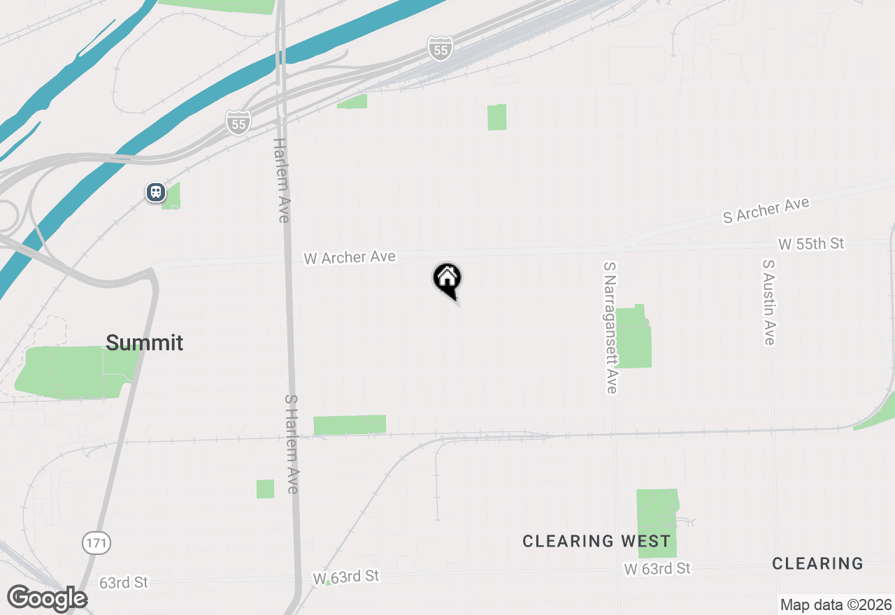 Map of 5622 S Oak Park Avenue, Chicago, IL 60638