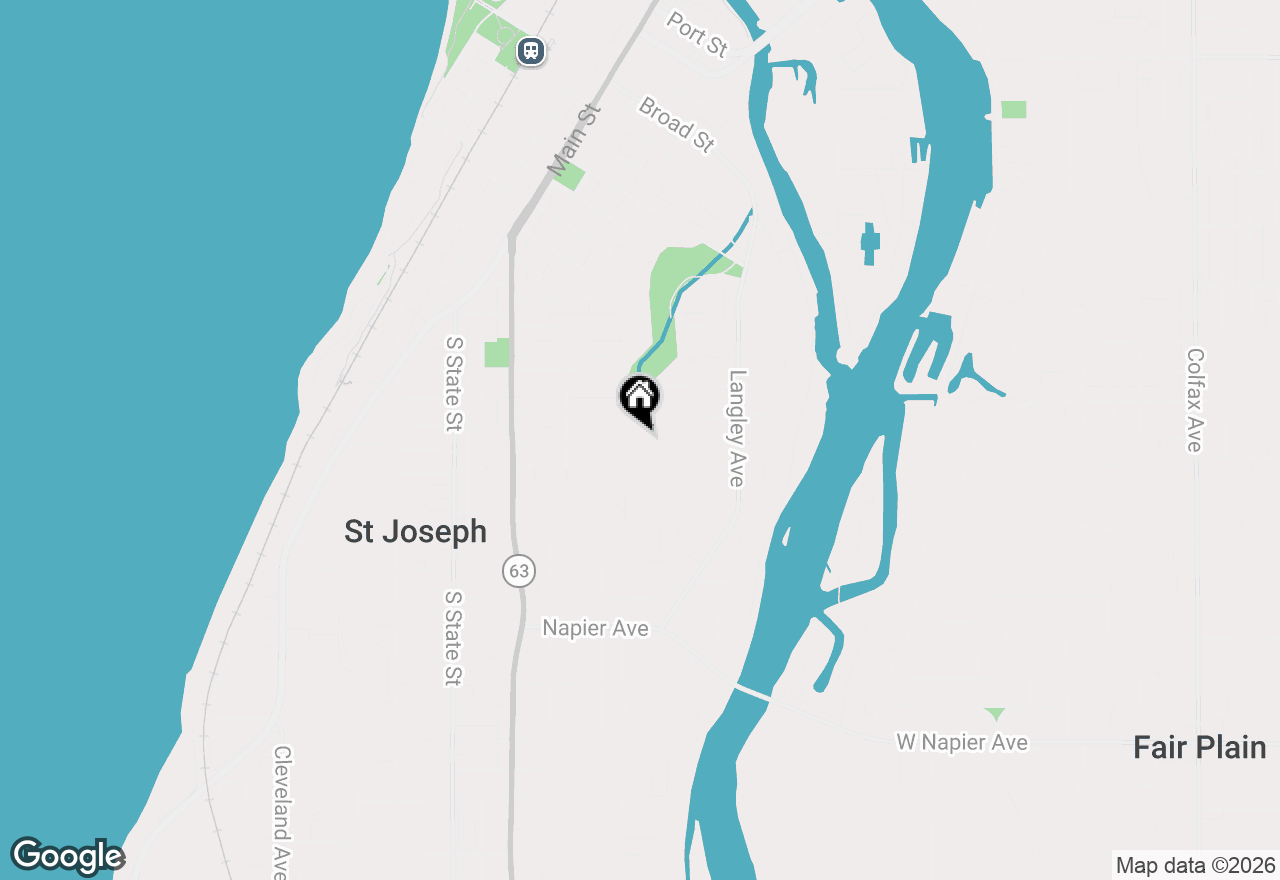 Map of 1912 Sunset Court, St. Joseph, MI 49085