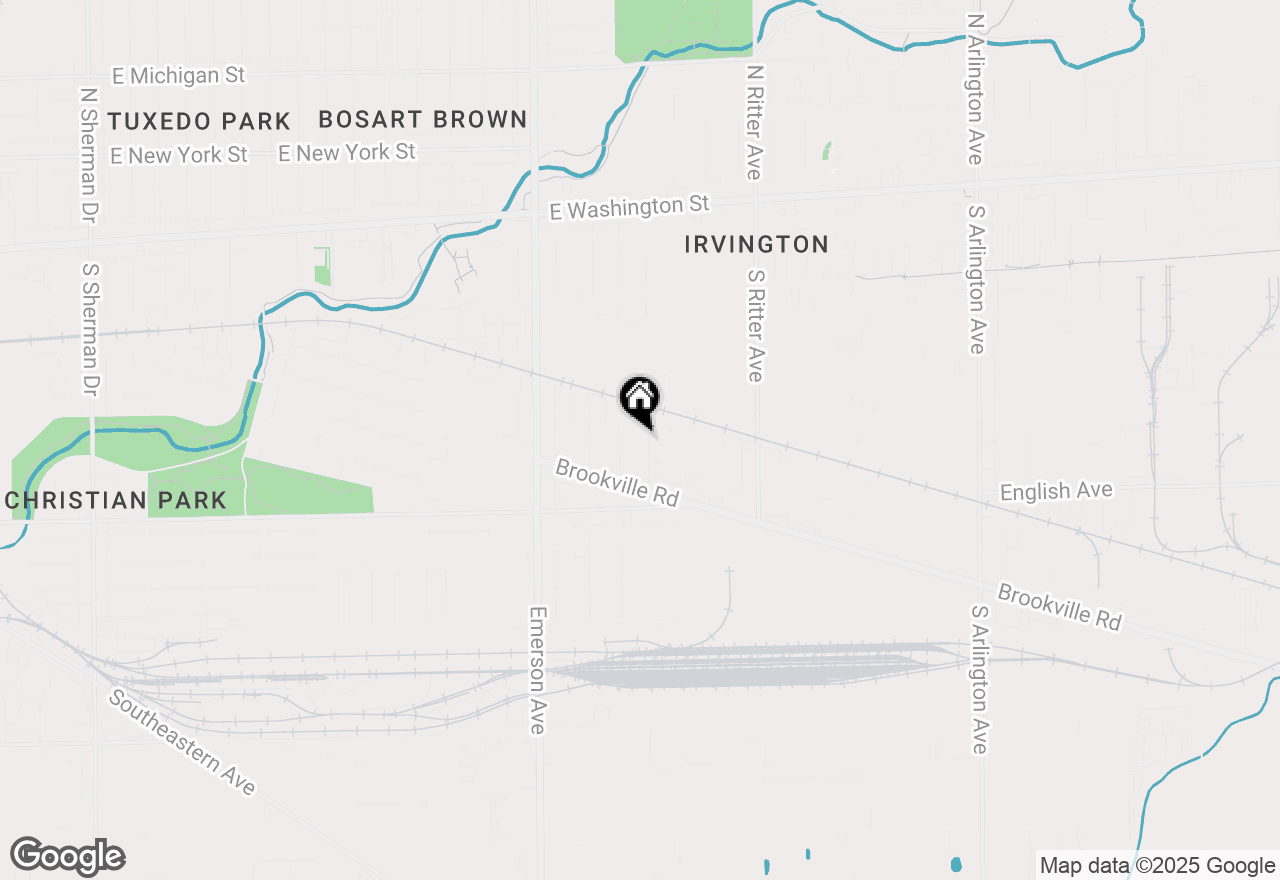 Map of 367 S Butler Avenue, Indianapolis, IN 46219