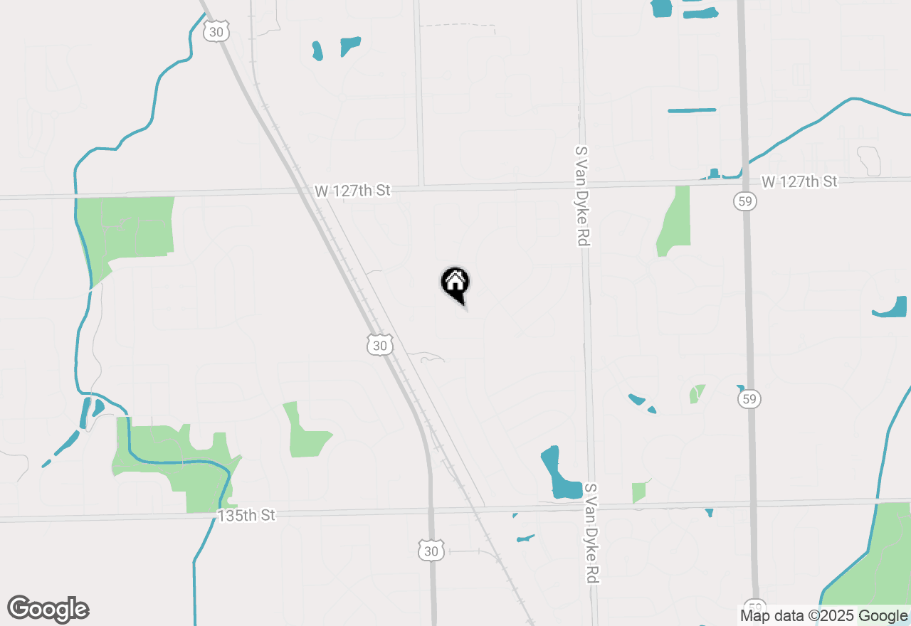 Map of 12962 S Sydney Circle, Plainfield, IL 60585