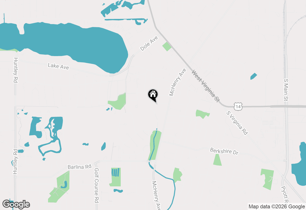 Map of 511 Everett Avenue, Crystal Lake, IL 60014