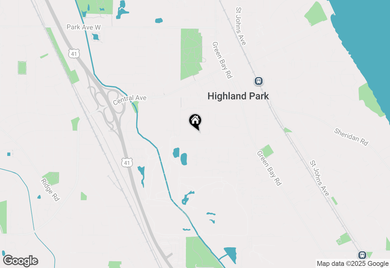 Map of 1386 Mcdaniels Avenue, Highland Park, IL 60035