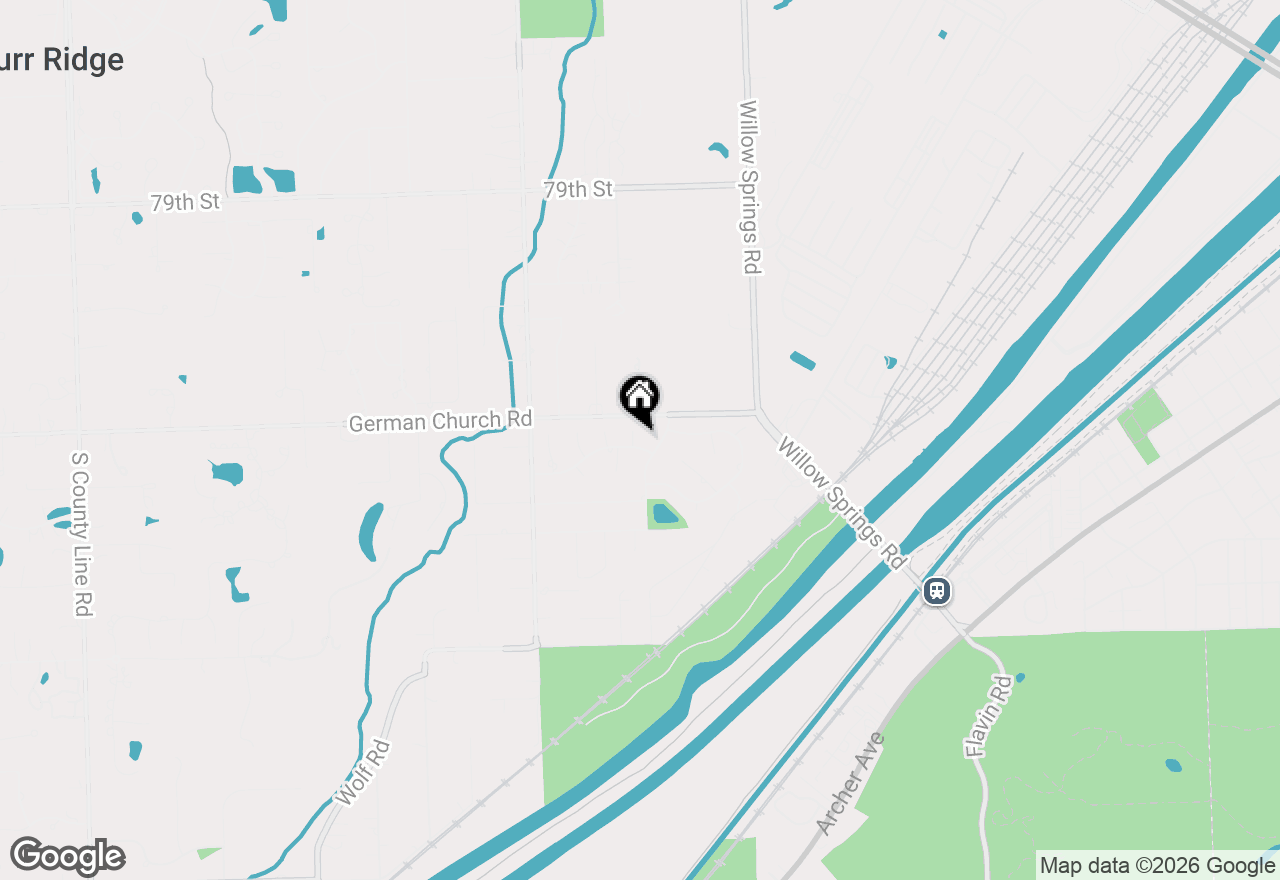 Map of 8300 Chelsea Lane, Willow Springs, IL 60480