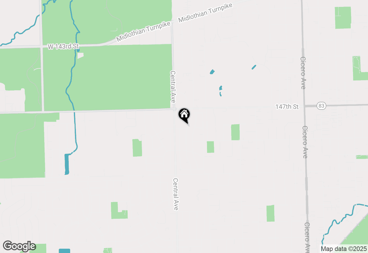 Map of 5530 Fern Avenue, Oak Forest, IL 60452