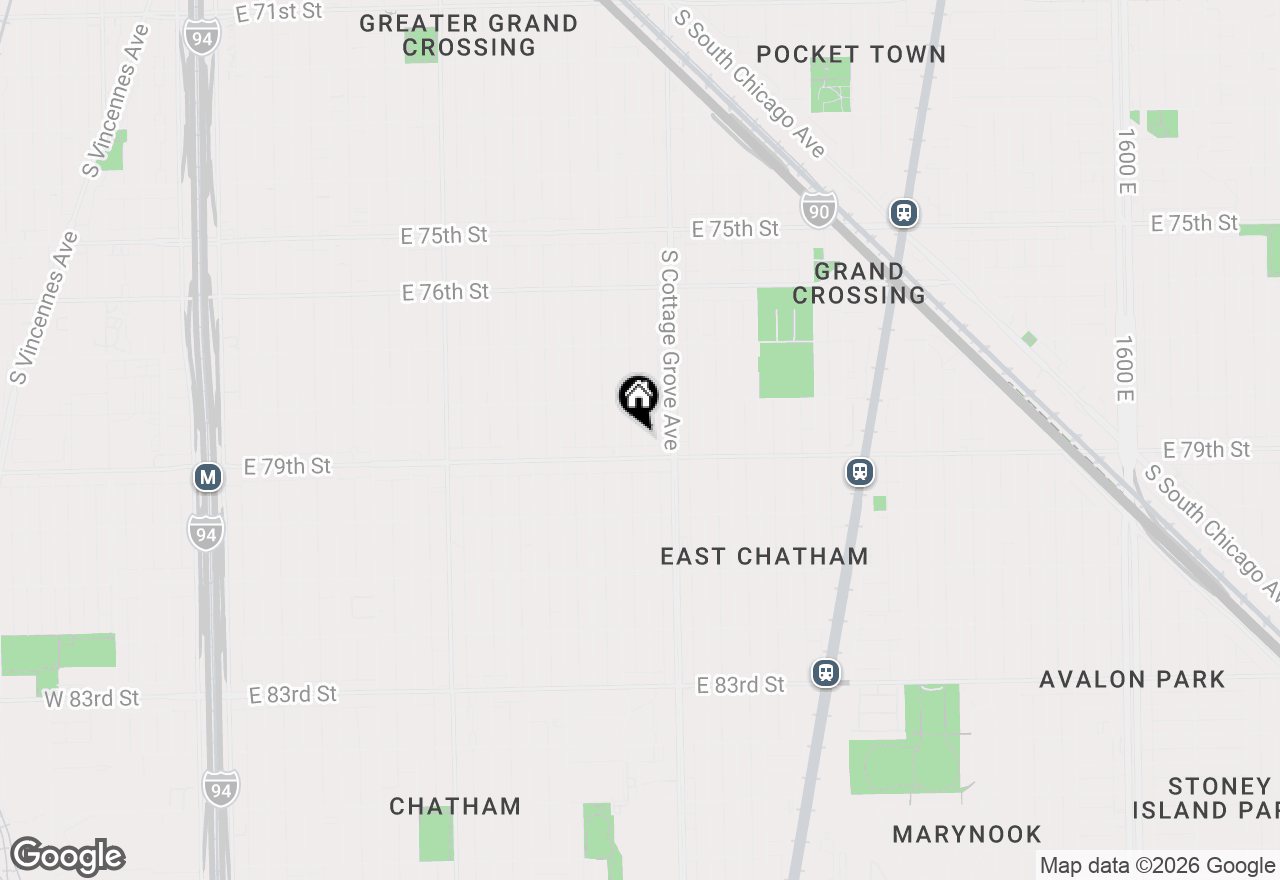 Map of 7842 S Evans Avenue, Chicago, IL 60619