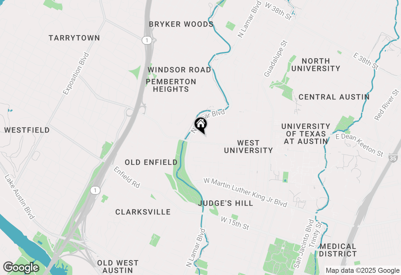 Map of 2408 Longview St #206, Austin, TX 78705