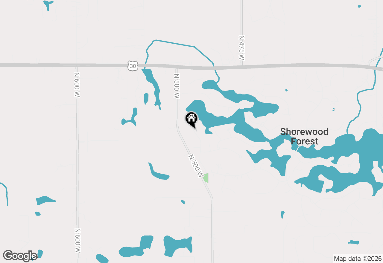 Map of 194 Wexford Road, Valparaiso, IN 46385