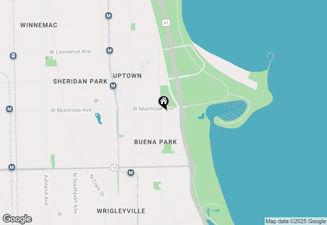 Map of 4343 N Clarendon Avenue #703, Chicago, IL 60613