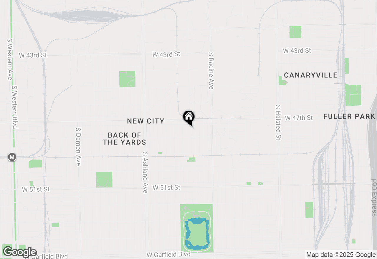 Map of 4737 S Ada Street, Chicago, IL 60609