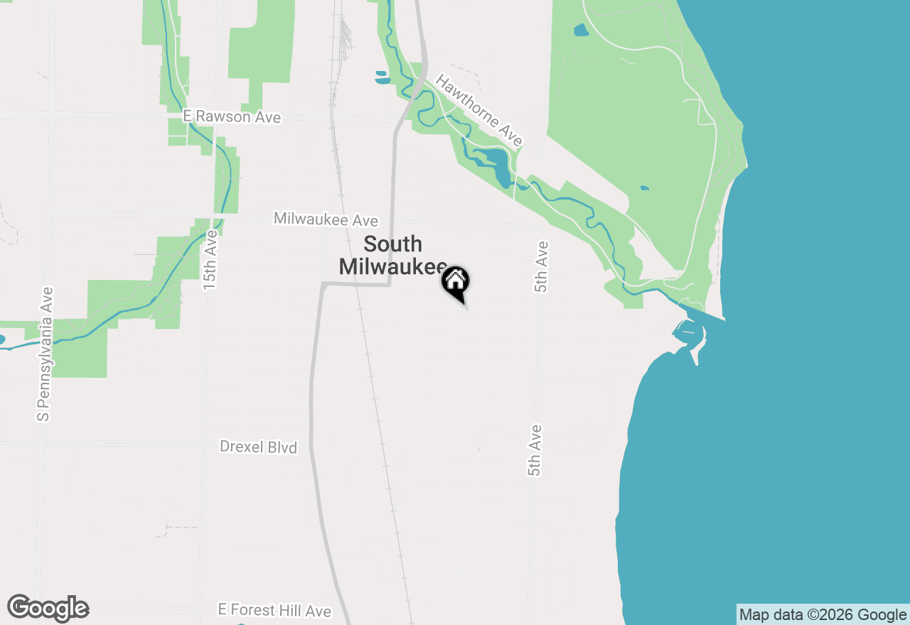 Map of 729 Montana Ave, South Milwaukee, WI 53172