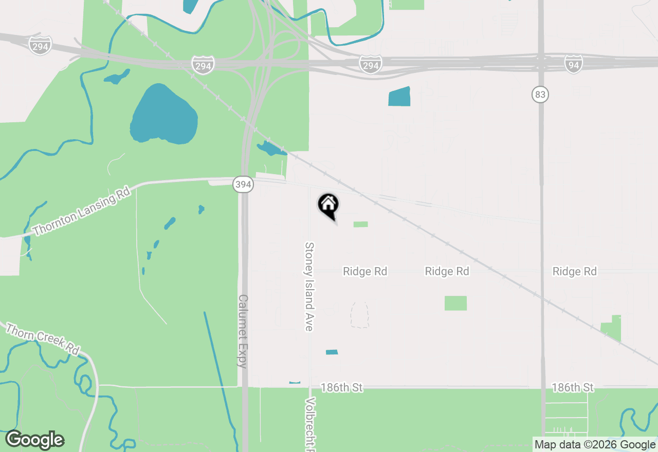 Map of 18036 Crystal Lane, Lansing, IL 60438