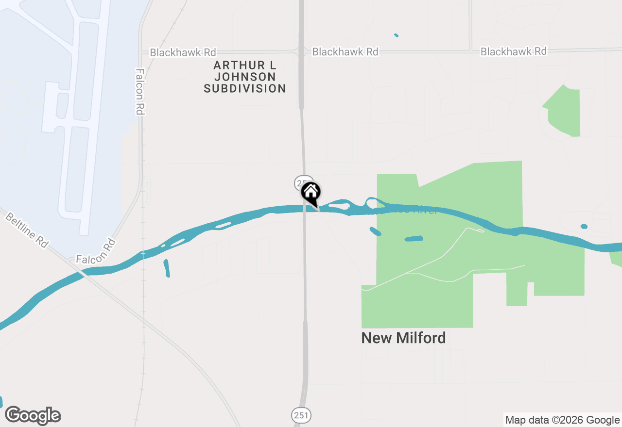 Map of 6724 Rydberg Road, Rockford, IL 61109