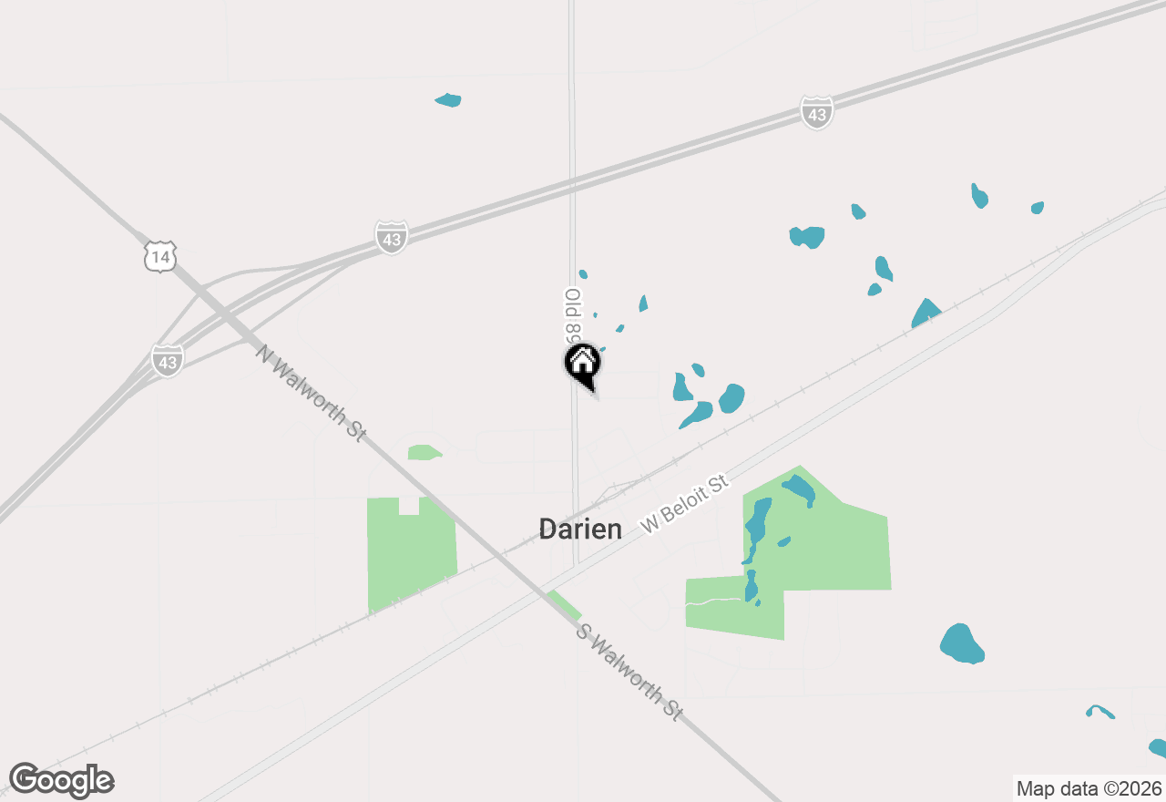 Map of 101 Rolling Meadow Drive, Darien, WI 53114