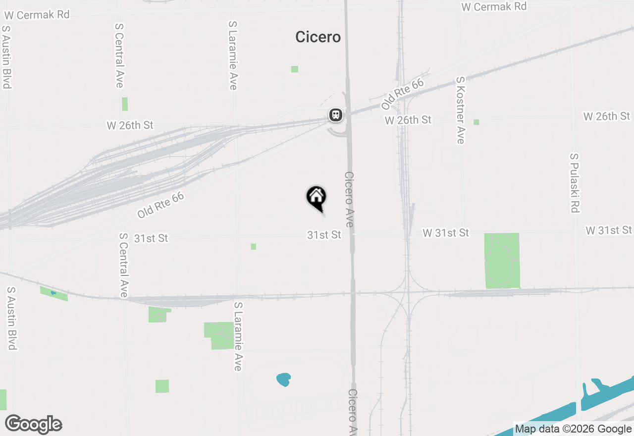Map of 3019 S 49th Avenue, Cicero, IL 60804