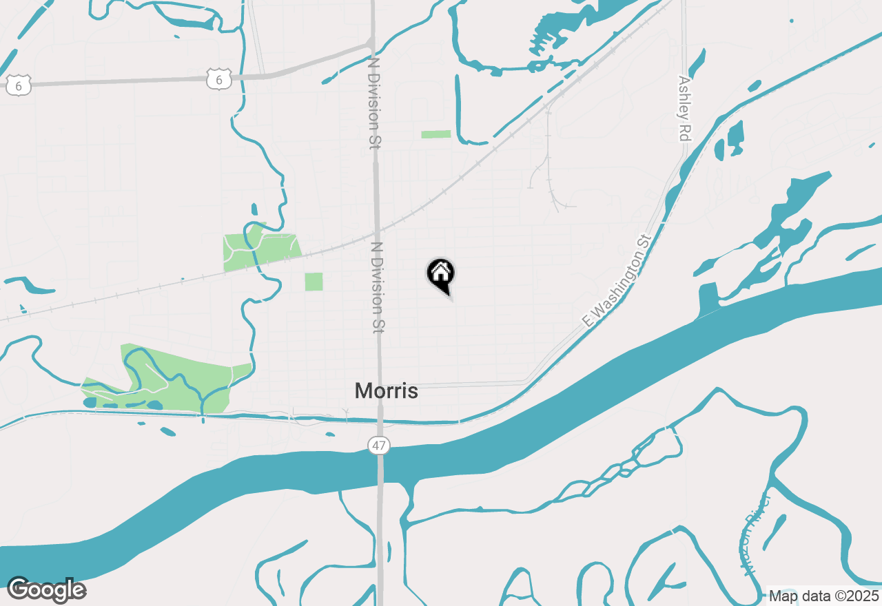Map of 610 E North Street, Morris, IL 60450