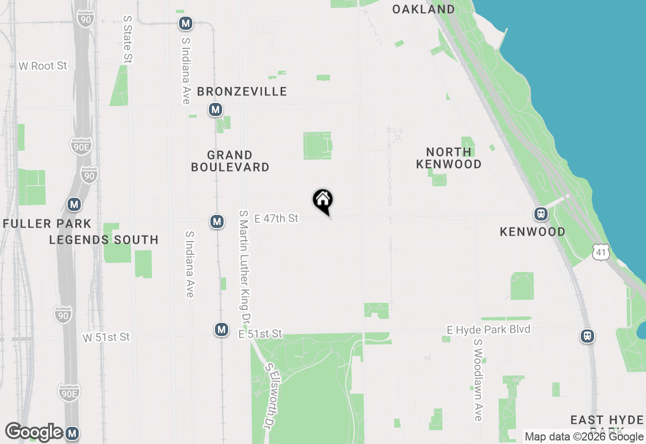 Map of 4705 S Champlain Avenue #403, Chicago, IL 60615