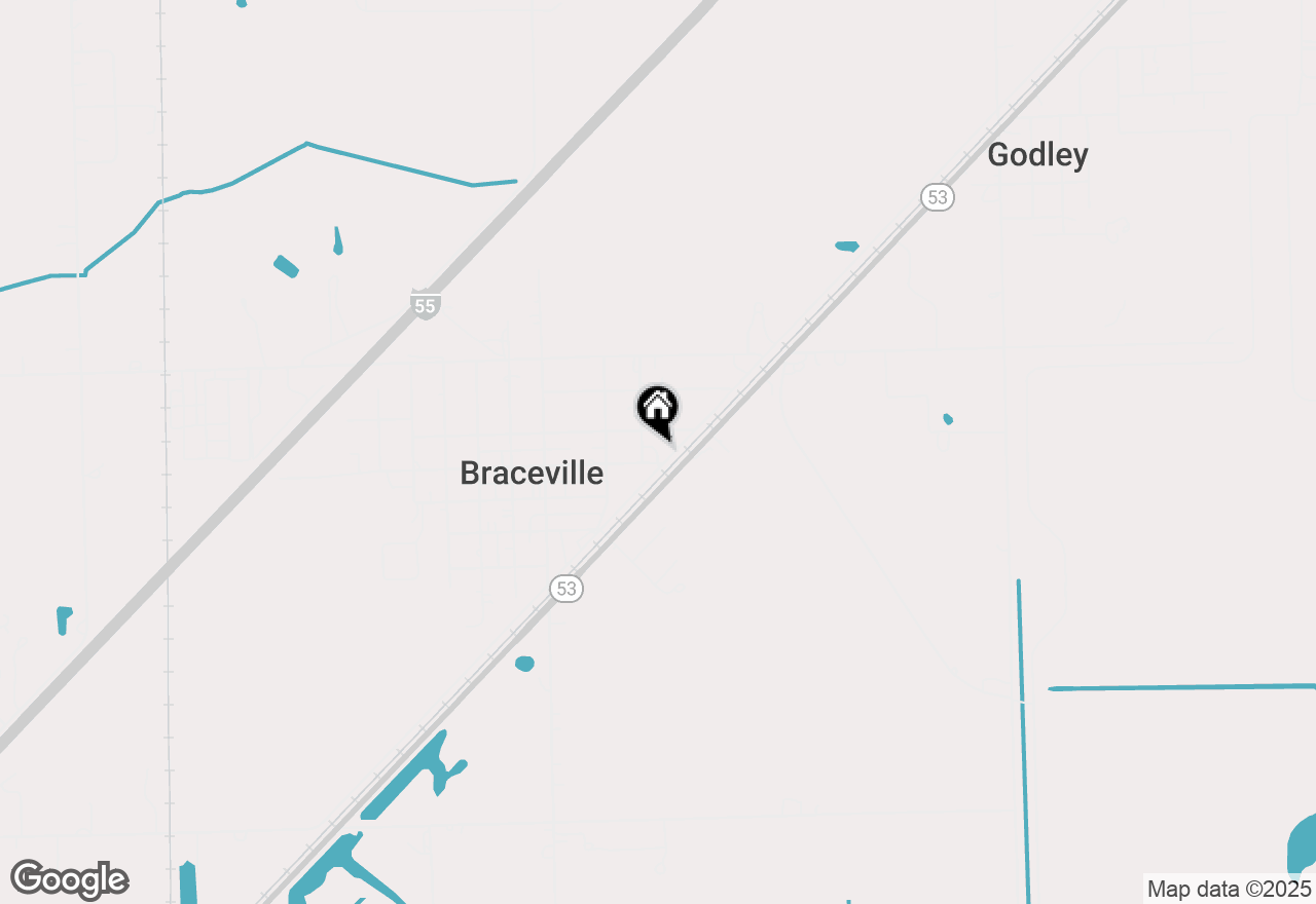 Map of 310 E North Railroad Street, Braceville, IL 60407