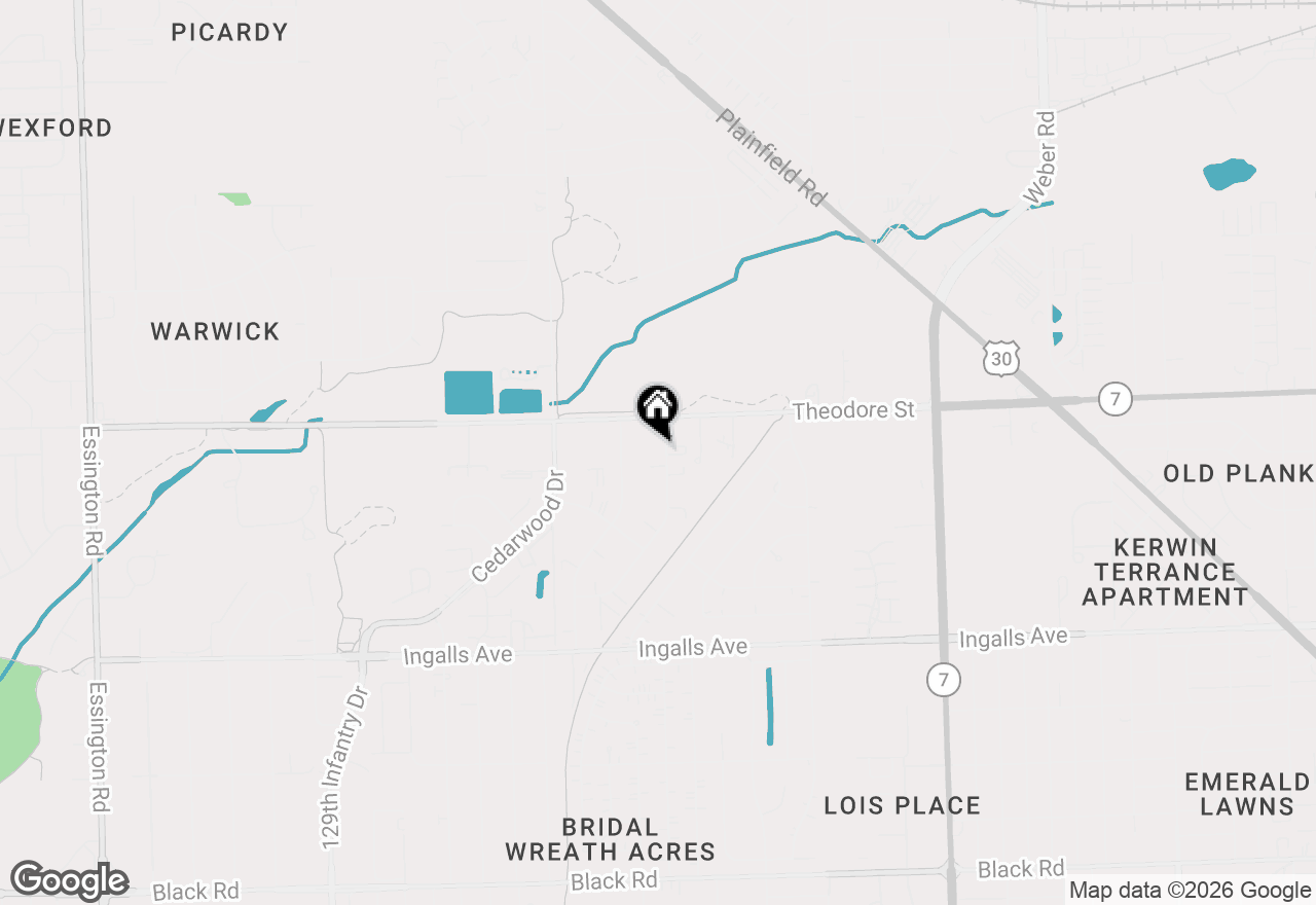 Map of 1521 Pioneer Road #7, Crest Hill, IL 60403