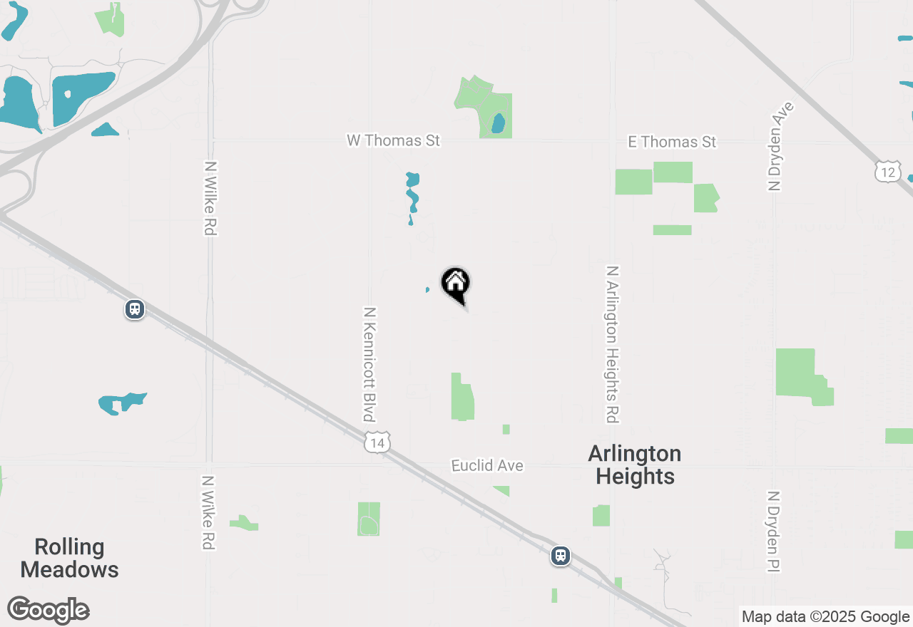 Map of 1011 N Ridge Avenue, Arlington Heights, IL 60004