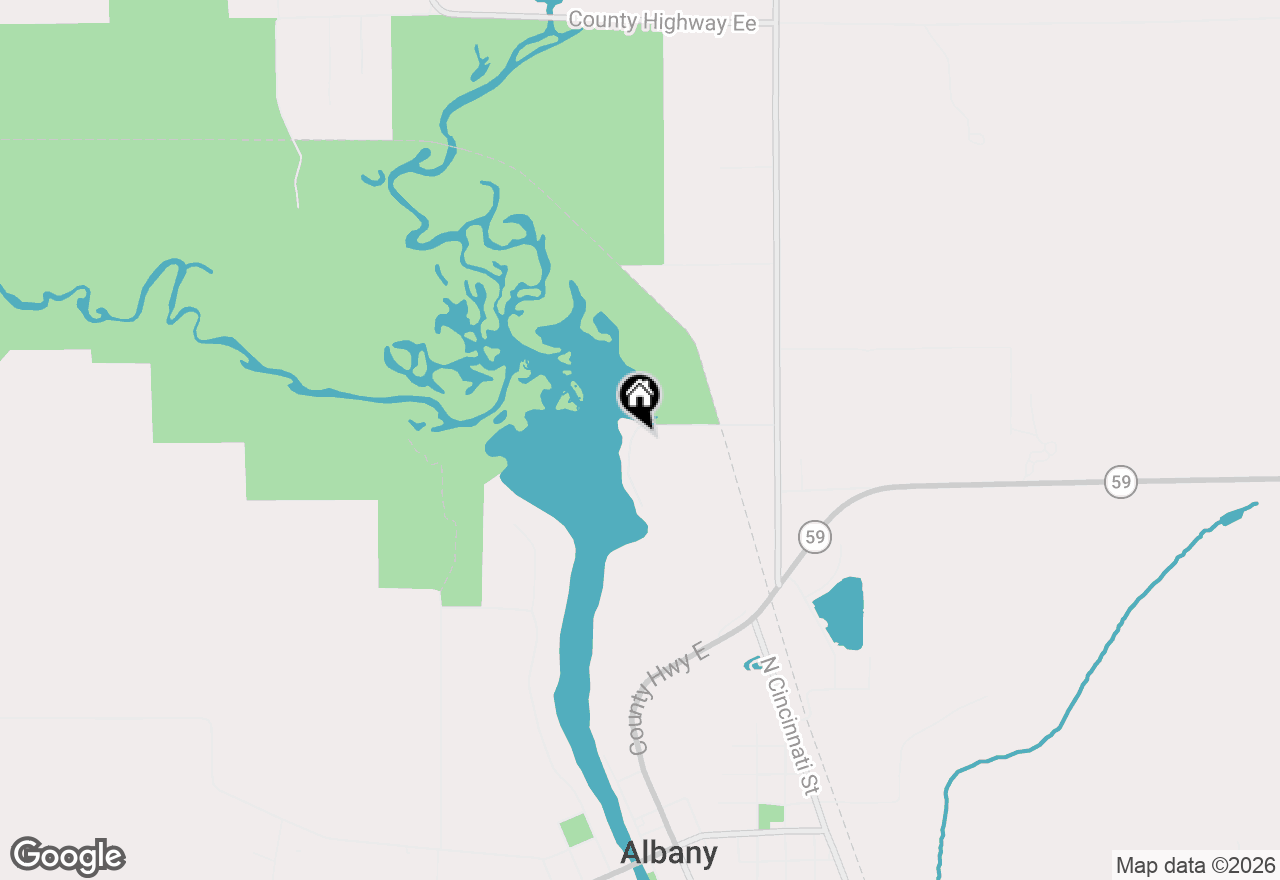 Map of W1529 Ware Road, Albany, WI 53502