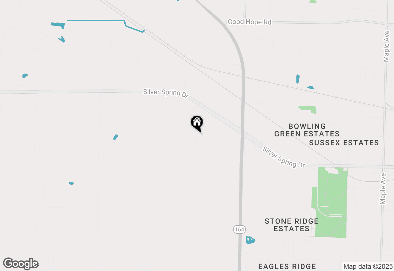 Map of W252N6610 Aspen Ln, Sussex, WI 53089