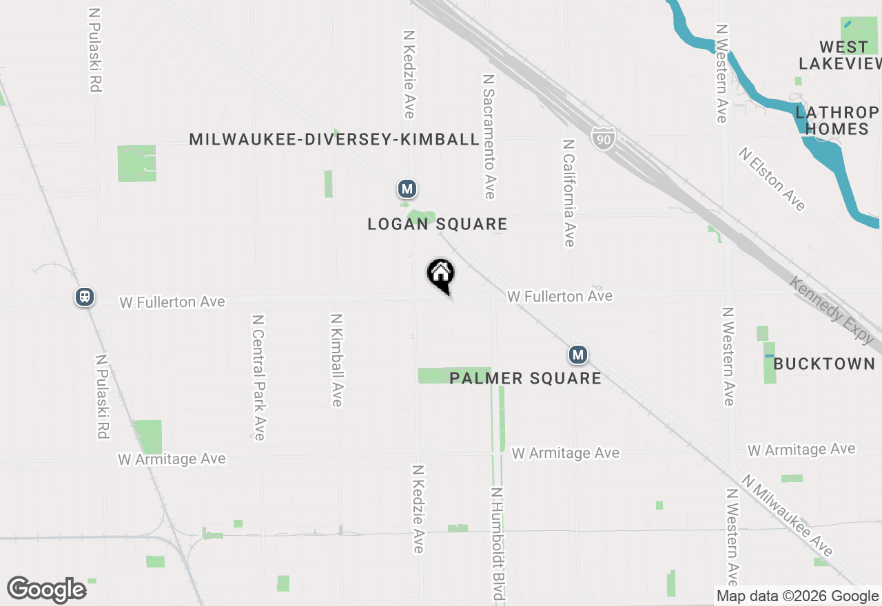 Map of 3125 W Fullerton Avenue #212, Chicago, IL 60647