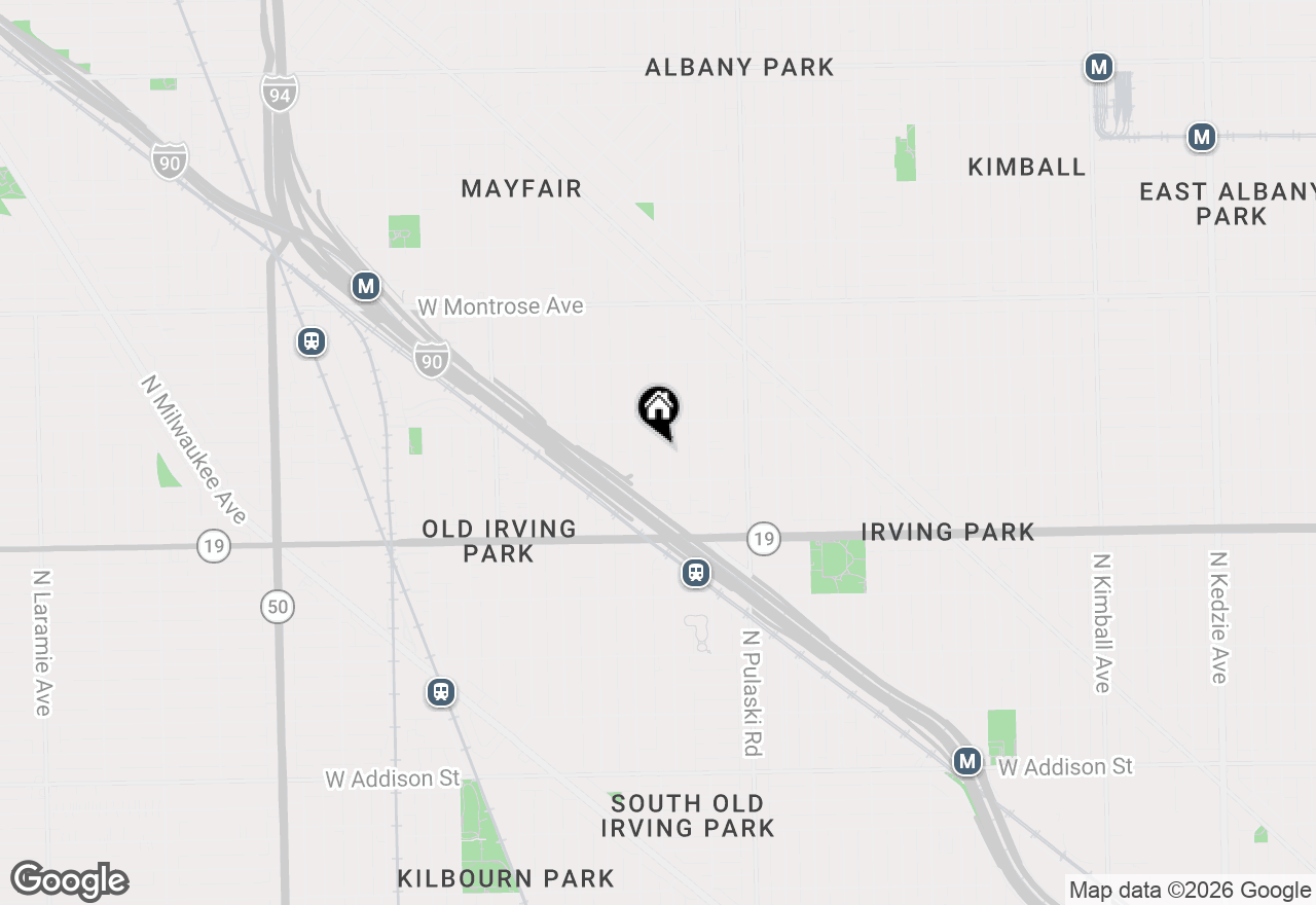 Map of 4124 N Kedvale Avenue #200, Chicago, IL 60641