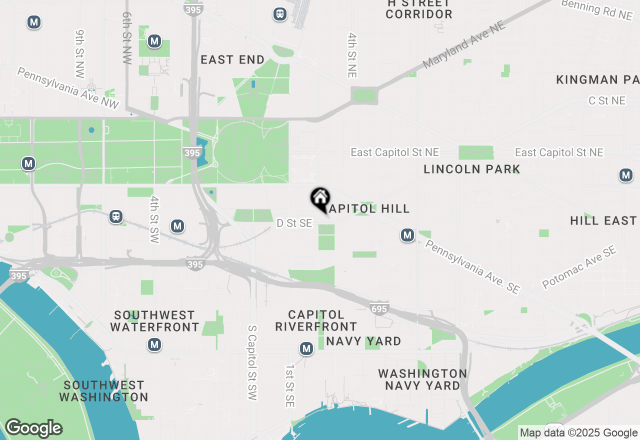Map of 322 2nd Street Se, Washington, DC 20003