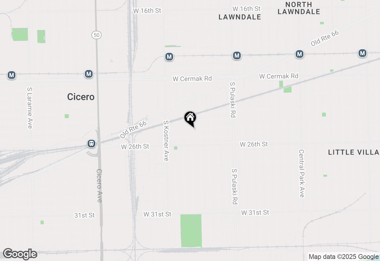 Map of 4235 W 25th Street, Chicago, IL 60623