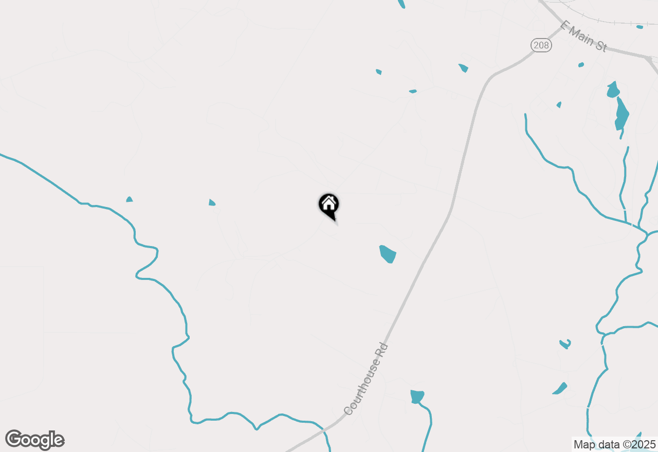 Map of 1033 Harris Creek Rd, Louisa, VA 23093