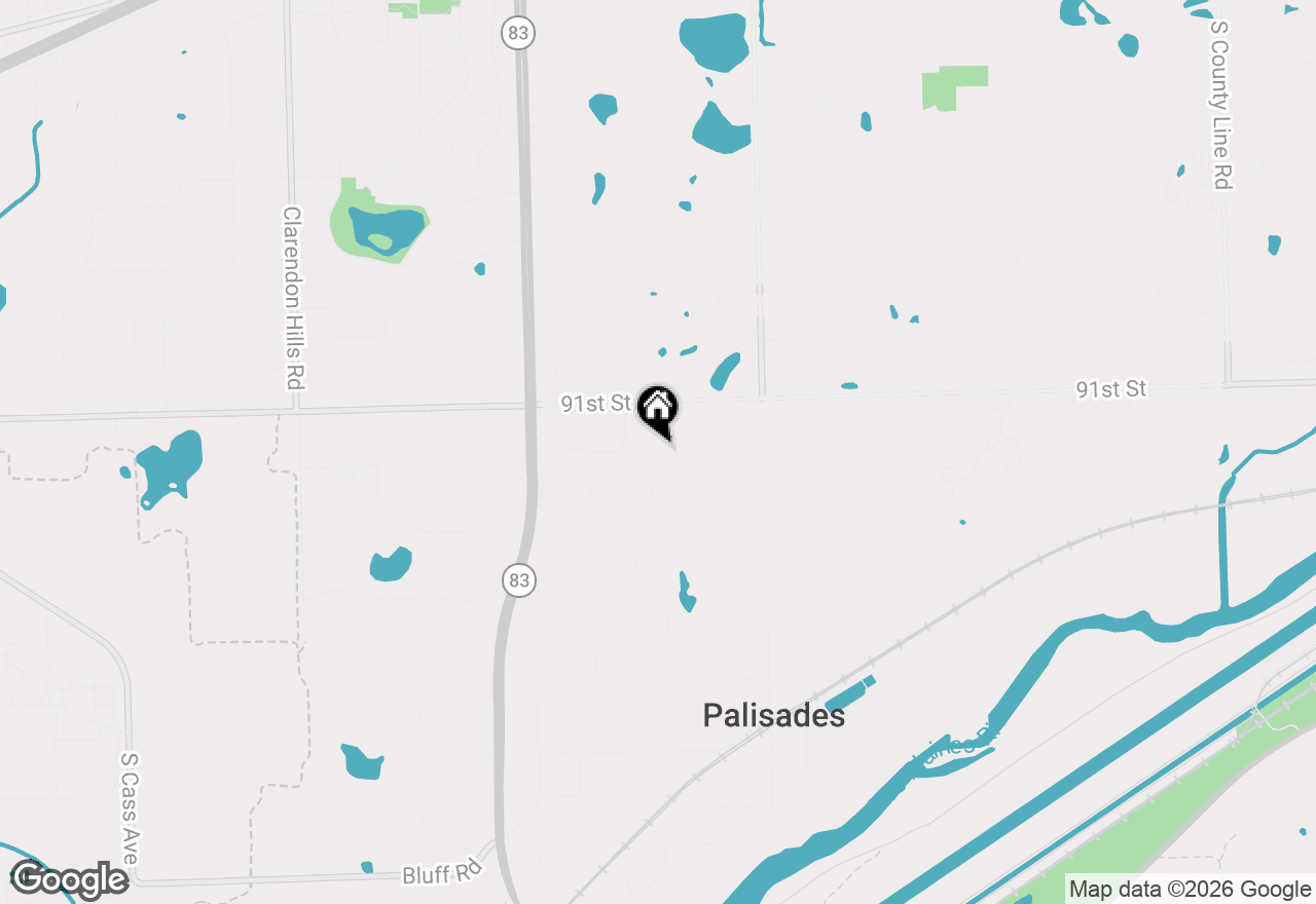 Map of 9200 Falling Waters Drive #9200, Burr Ridge, IL 60527