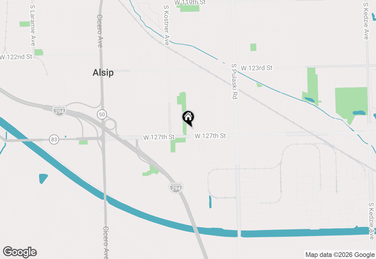 Map of 12640 S Tripp Avenue, Alsip, IL 60803