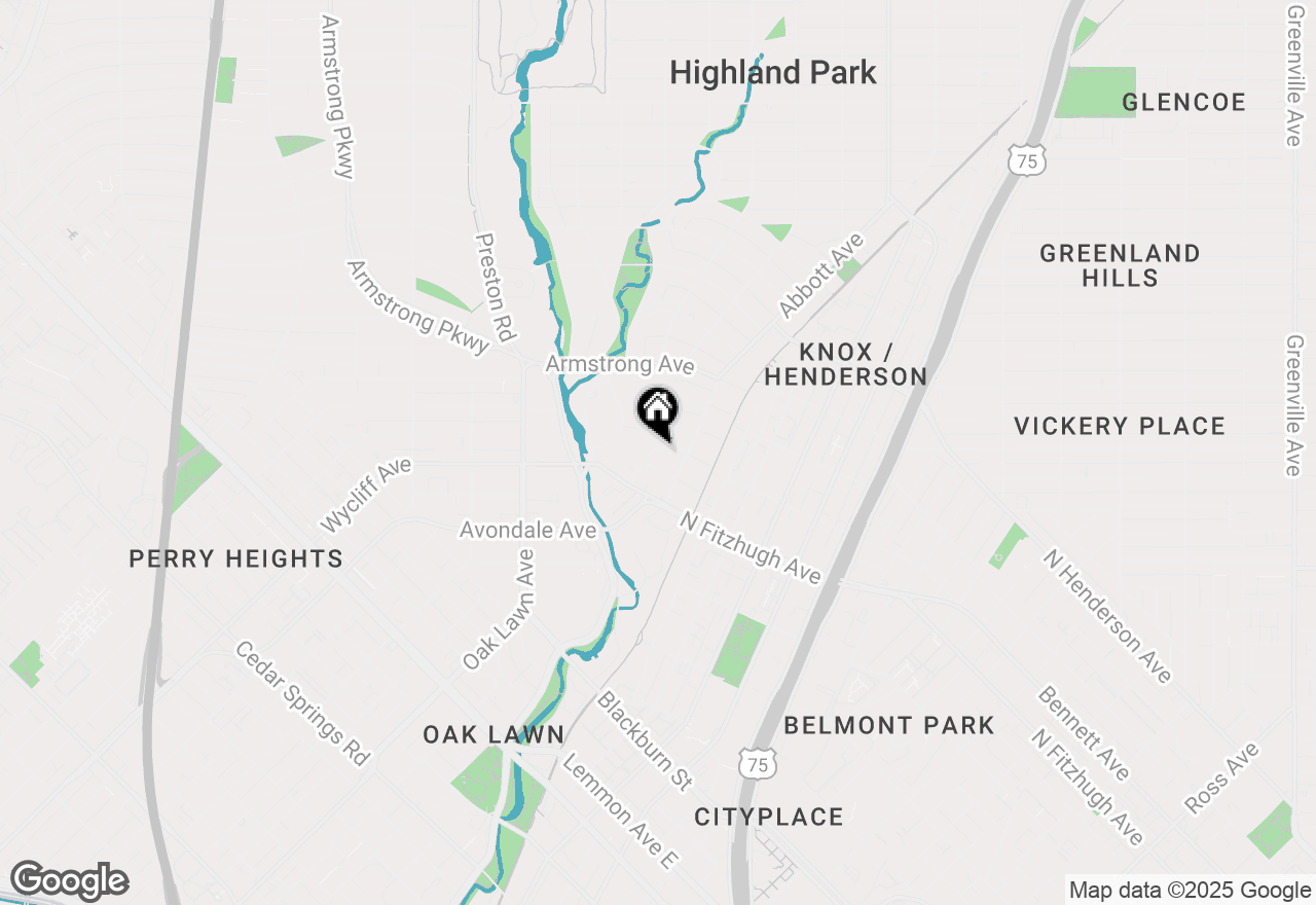 Map of 4240 Glenwood Avenue, Dallas, TX 75205