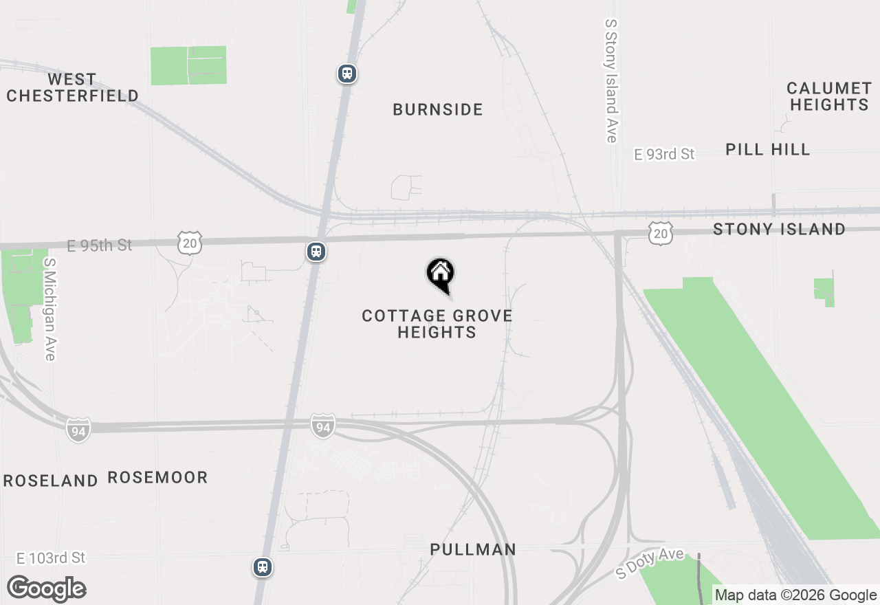 Map of 9640 S University Avenue, Chicago, IL 60628