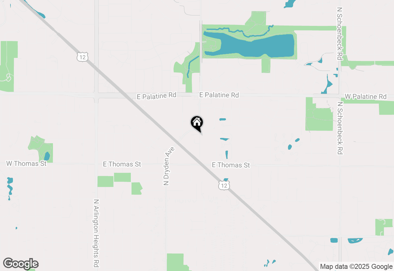 Map of 1606 N Windsor Drive #1606, Arlington Heights, IL 60004