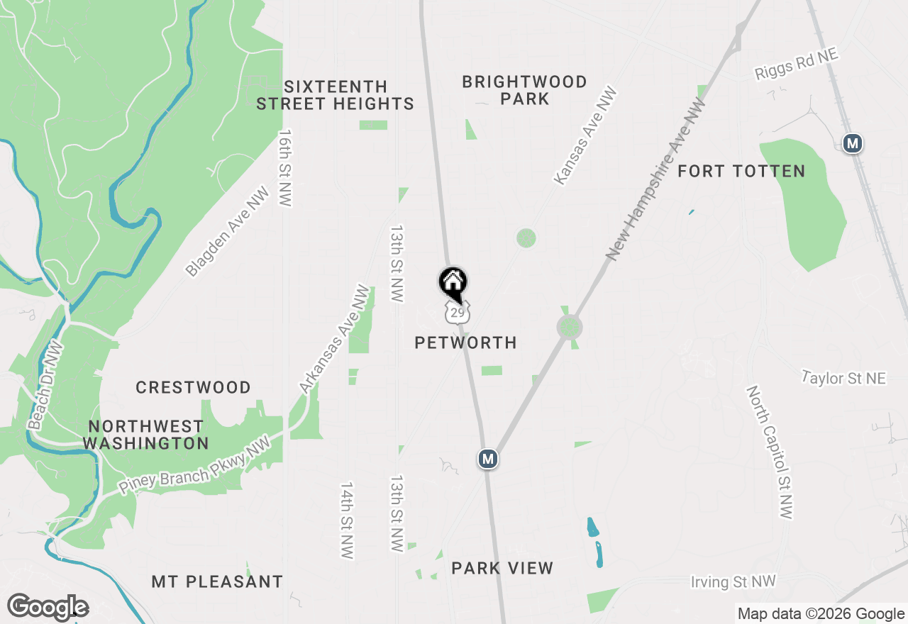 Map of 4328 Georgia Avenue Nw #B01, Washington, DC 20011