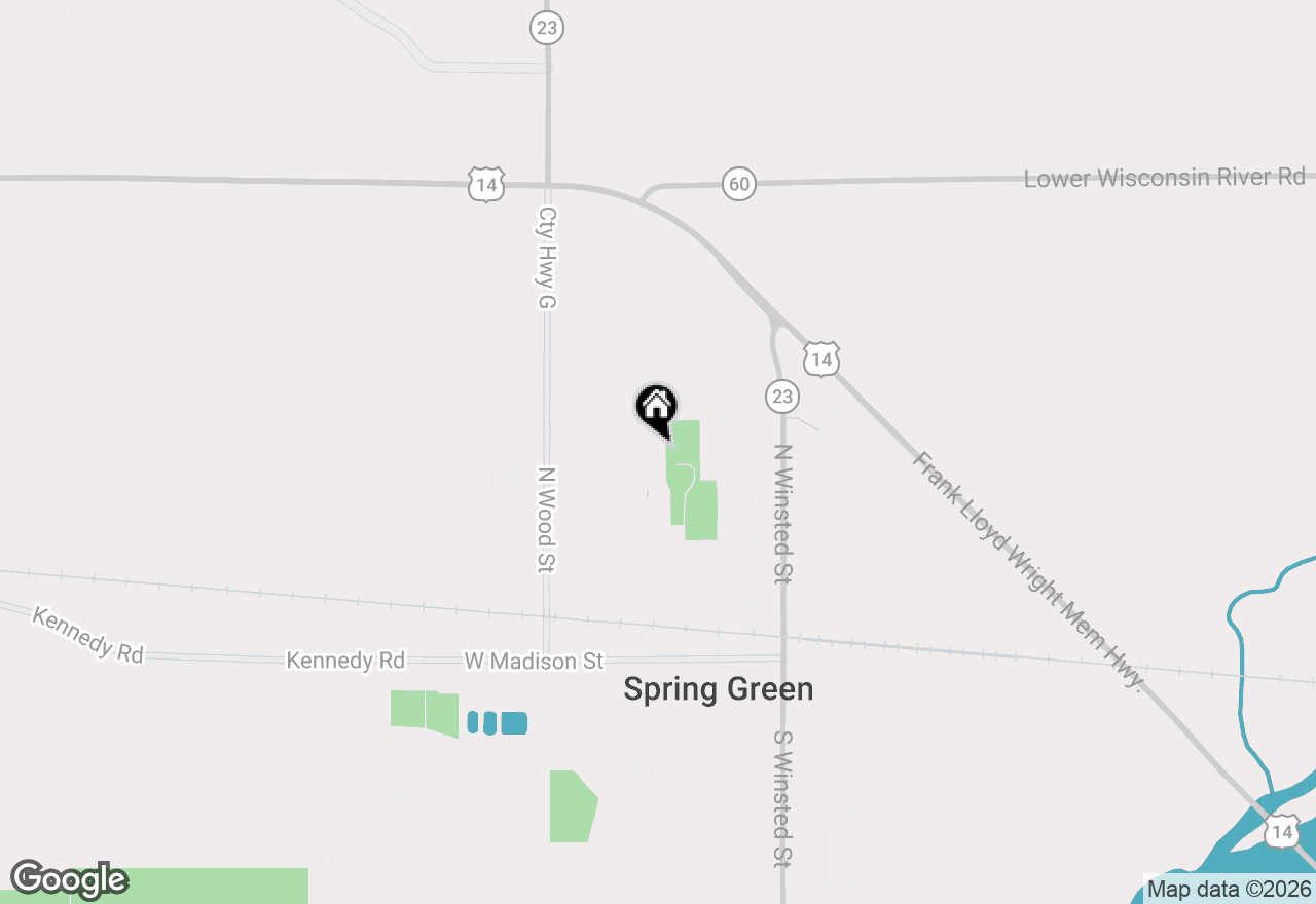 Map of 555 N Washington Street, Spring Green, WI 53588