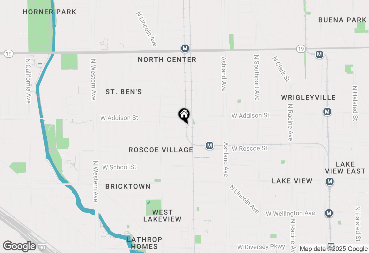 Map of 1825 W Eddy Street, Chicago, IL 60657