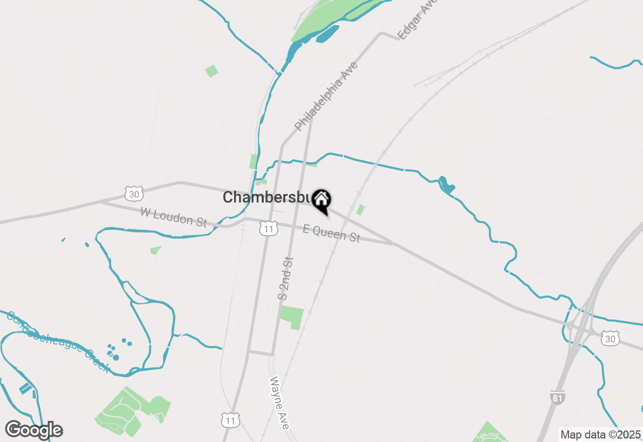 Map of 56 S Third Street, Chambersburg, PA 17201
