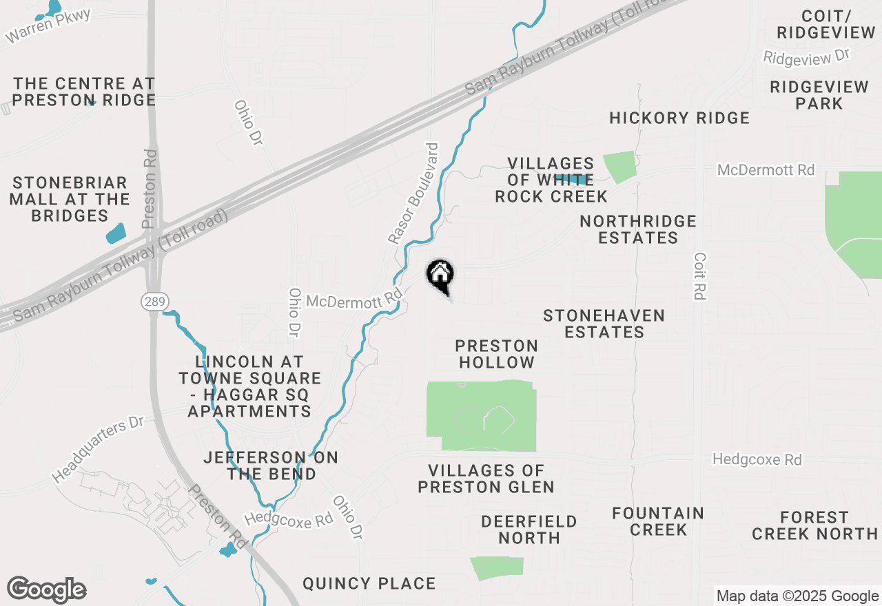 Map of 4562 Sycamore Drive, Plano, TX 75024