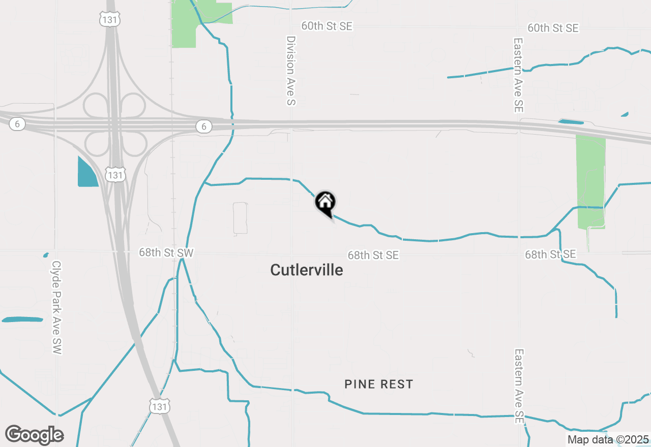 Map of 123 Cameron Street Se, Grand Rapids, MI 49548