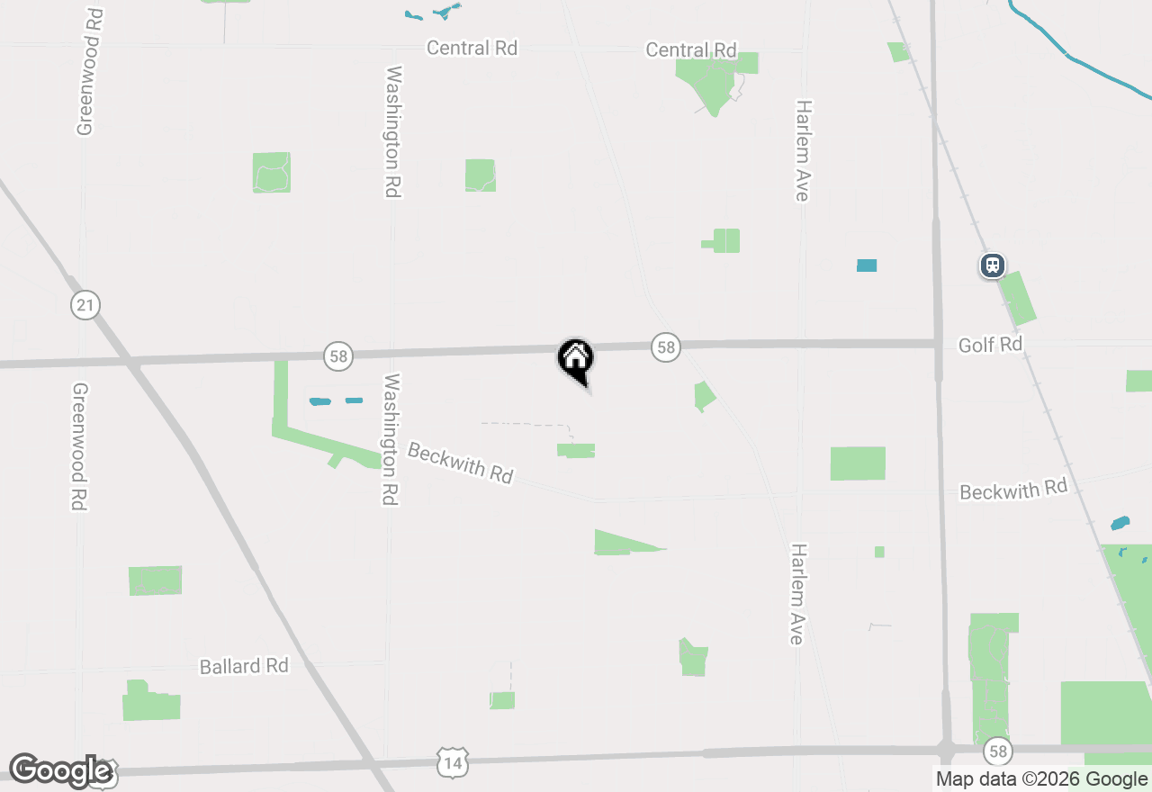 Map of 9504 Oriole Avenue, Morton Grove, IL 60053