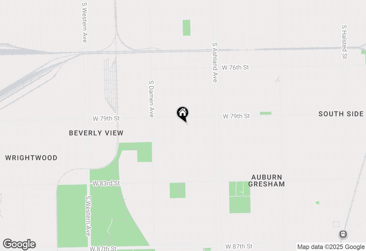 Map of 7930 S Wood Street #1, Chicago, IL 60620